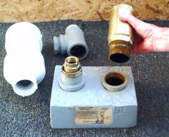 Clack valve removes easily for 
maintenence.